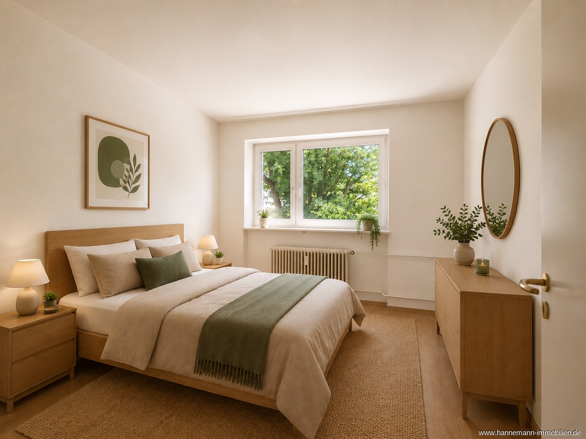 Schlafzimmer visualisiert