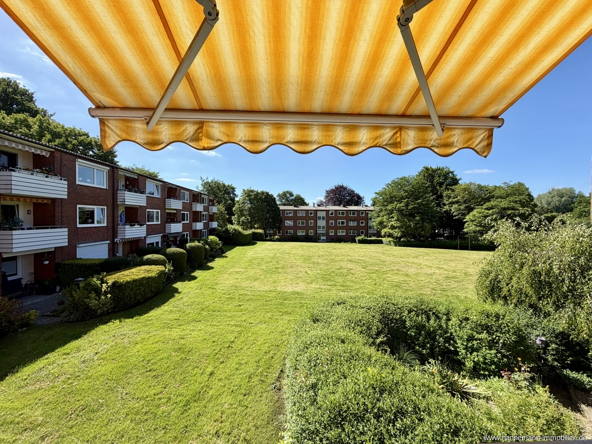 Blick vom Balkon