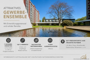 Kapitalanleger aufgepasst: Vollvermietetes Gewerbeensemble mit 7 Gewerbeeinheiten & 4 Stellplätzen, 22047 Hamburg, Bürofläche